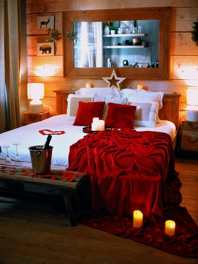 Le Chalet Romantique En Montagne, Spa, Ecran Cinema, Lit King Size, Day Use, 5Min Centre Evreux Exterior photo