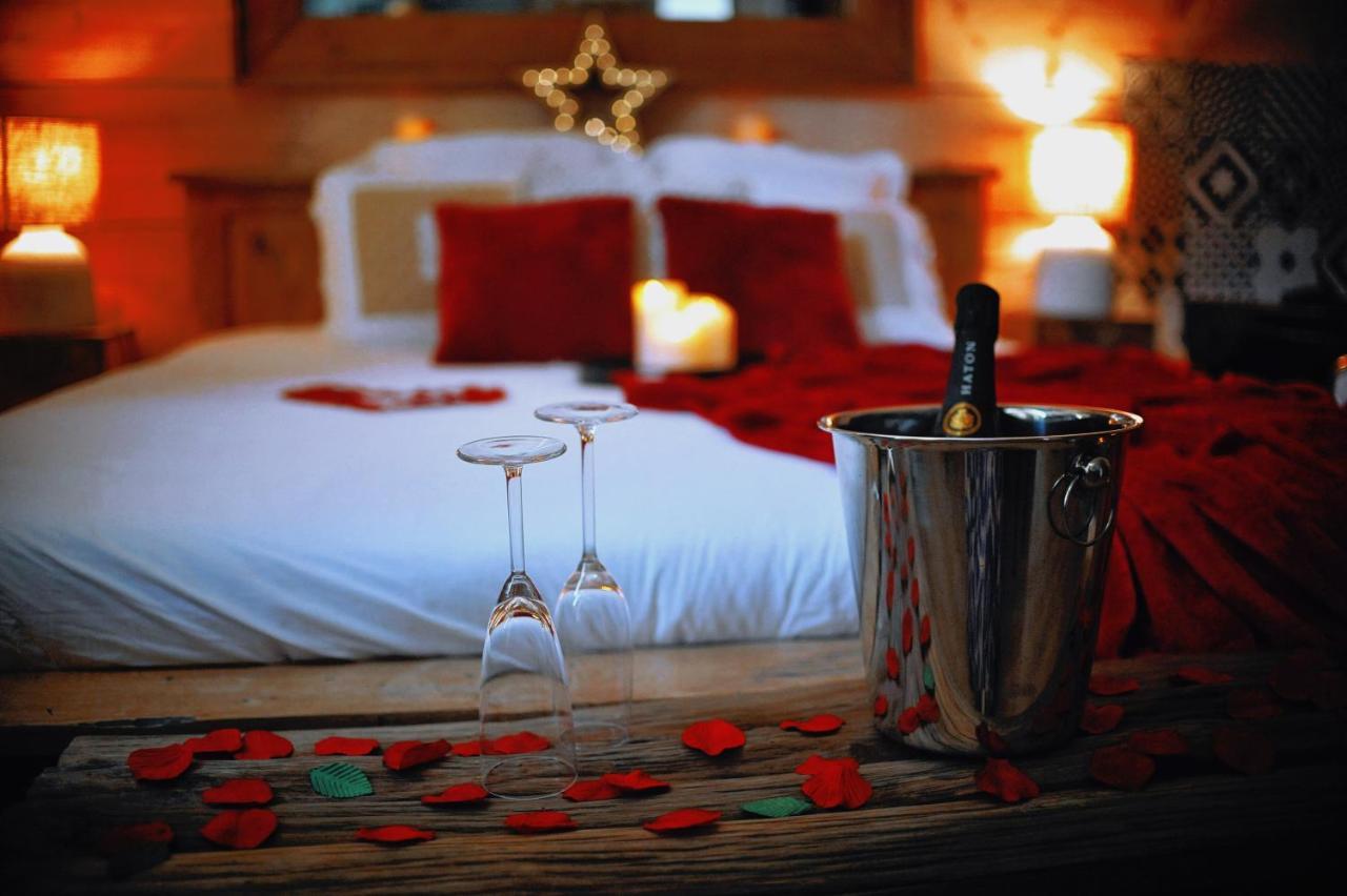 Le Chalet Romantique En Montagne, Spa, Ecran Cinema, Lit King Size, Day Use, 5Min Centre Evreux Exterior photo